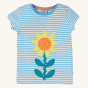 Frugi Camille Applique T-Shirt - Echinacea