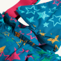 Frugi Snow And Ski Salopettes - Super Stars. Zip and material detail.