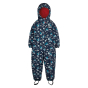 Frugi childrens waterproof pegasus explorer all in one outfit on a white background