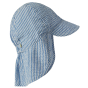 Frugi Colbalt Blue Stripe Seersucker Legionnaires Hat