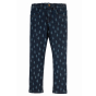 Frugi organic cotton Forest printed Jordan jeans with front pockets, belt loops and button on a white background
