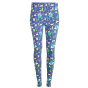 Frugi Grown Ups Adult Earth day print Lillie Leggings pictured on a plain white background