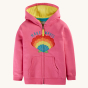 Frugi Switch Carbis Hoodie - Hibiscus / Shell