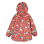 Back of the Frugi kids eco-friendly waterproof pegasus jacket on a white background