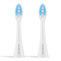 Georganics sonic electric toothbrush replacement heads 2 pack on a white background