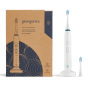 Georganics electric toothbrush set laid out next to its box on a white background