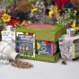 Kabloom Great British Bloomers gift box in packaging. Foragebom and Butterfly to its sides, plus a seedbom opened laid down in front with contents spilt out. Surrounded with wildflower, butterfly and bumblebee. White floor