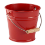 Glückskäfer Red Metal Bucket
