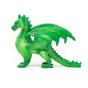 Green Rubber Toys eco-friendly green rubber dragon figure on a white background