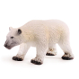 Green Rubber Toys sustainable natural rubber polar bear toy on a white background