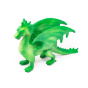 Green Rubber Toys eco-friendly green ​rubber dragon figure on a white background