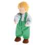Grimm's Blond Boy Doll pictured on a plain background 
