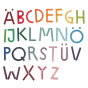 Grimm's Alphabet Letter Shapes