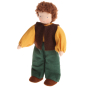 Grimm's Brown Haired Man Doll pictured on a plain background