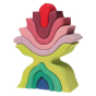 Grimm's Little Flower stacking toy pictured on a plain background 