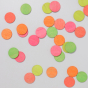 Grimm's Neon Celebration Confetti Dots on a plain background.