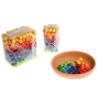 Grimm's 120 Small Coloured Beads 12mm