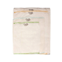4 sizes of the Grovia eco-friendly prefold nappy cloths laid out on a white background