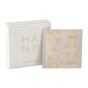 Hanx Vegan latex condom on a white background next to its box