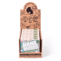 Hand Blocks Essential Oil Hand Soap Box - Cedarwood & Eucalyptus in a cardboard sleeve on a white background. Plastic free, plant based, handmade in the UK