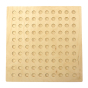Hellion Toys sustainable wooden 100 dots counting board on a white background