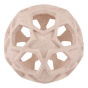 Hevea Natural Rubber Upcycled Star Activity Ball - Peach
