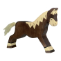 Holztiger Dark Brown Running Horse