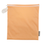Imse Vimse medium size period pad wet bag in the peach colour on a white background