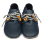 Inch Blue Derby Navy Tangerine Shoes