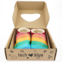 Inch Blue Rainbow Babi Pur collaboration shoes