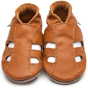 Inch Blue caramel leather sandals baby shoes
