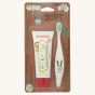 Jack N' Jill Tooth Buddy Pack - Strawberry Toothpaste & Bunny Brush pictured on a plain background