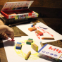 Kitpas 8 Colour Art Crayon Rice Wax Blocks