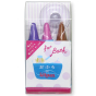 Kitpas Bath Coloured Rice Wax Crayons 3 Pack - Violet, Pink, Brown
