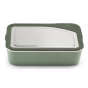 Klean Kanteen Rise Stainless Steel Big Meal Box with green silicone leakproof lid