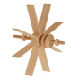 Kraul small wooden waterwheel kit.