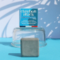Picture of the Lamazuna Charcoal Yourself oily and combination skin Cleansing Bar with its blue box.