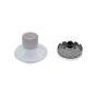 Lamazuna Magnetic Soap Holder with pieces separate pictured on a plain white background