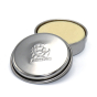 Lamazuna Solid Perfume in Audacious scent, product in metal tin pictured on a plain white background