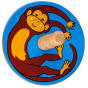 Lanka Kade Wooden Spinning Top - monkey
