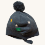 LGR Golden Stars Knitted Hat on a plain background.