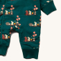 Elasticated cuffs and trouser bottom detail on the LGR Around The Campfire Sherpa Fleece Snowsuit.