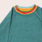 LGR Teal Marl Rainbow Raglan Sweatshirt