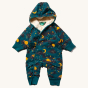 LGR Saturn Nights Sherpa Fleece Snowsuit with the hood up against a plain background.