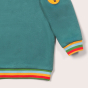 LGR Teal Marl Rainbow Raglan Sweatshirt