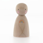 Peepul Rainbow Sycamore Peg Doll