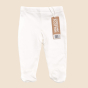 LGR organic cotton natural footed trousers
