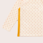 Close up of the print on the LGR Rose Flowers UVP 50+ Sunsafe Short Sleeve Rash Vest