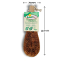 LoofCo coir fibre Washing-Up Brush with rubberwood Handle pictured on a plain white background with product dimensions, 70mm by 210mm