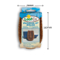 loofco washing-up brush pictured on a plain white background with product dimensions. 70mm by 110mm